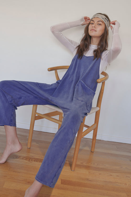 FREE PEOPLE HOT SHOT ONESIE - SUPERNOVA (BLUE)