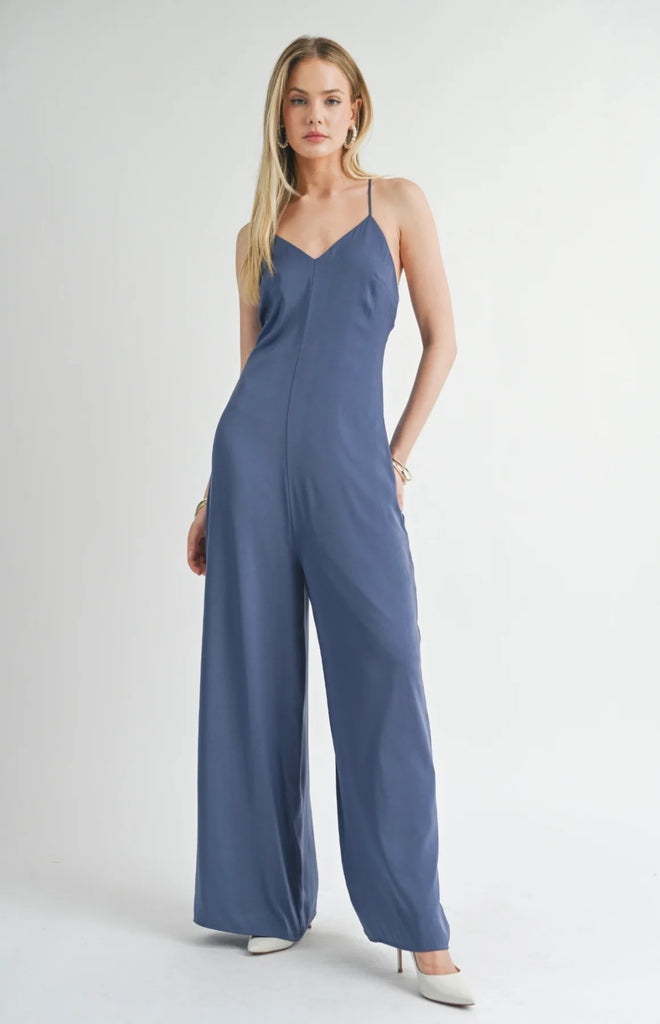 WRITE POETRY SPAGHETTI STRAP JUMPSUIT