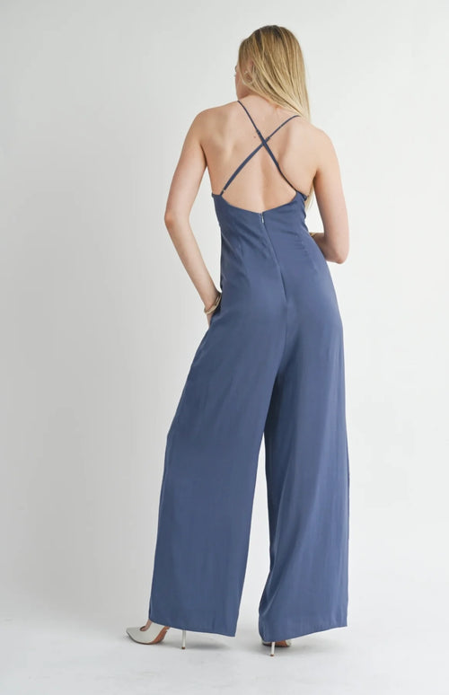 WRITE POETRY SPAGHETTI STRAP JUMPSUIT