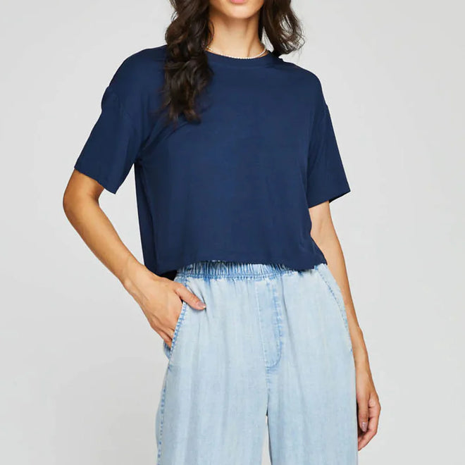 GF LOGAN TEE - INDIGO