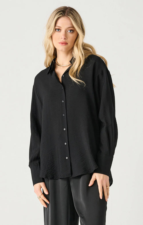 BLACK TAPE BUTTON DOWN