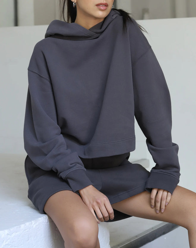 BTL CROPPED CORE HOODIE