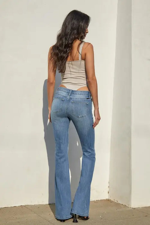 CELESTINE MID RISE FLARE JEAN