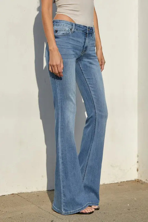 CELESTINE MID RISE FLARE JEAN