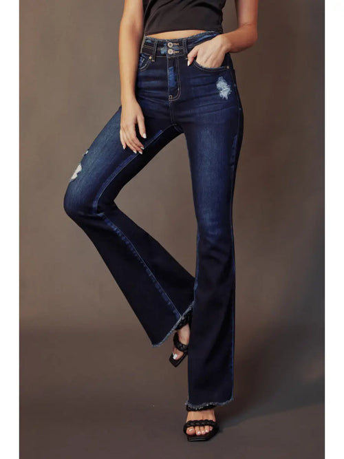 MORGAN HIGH RISE FLARE JEAN