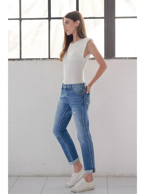 LEONEL MID RISE BOYFRIEND JEAN