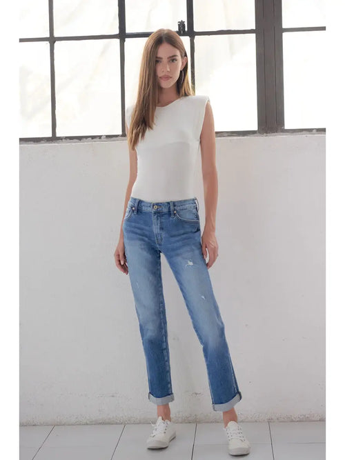 LEONEL MID RISE BOYFRIEND JEAN