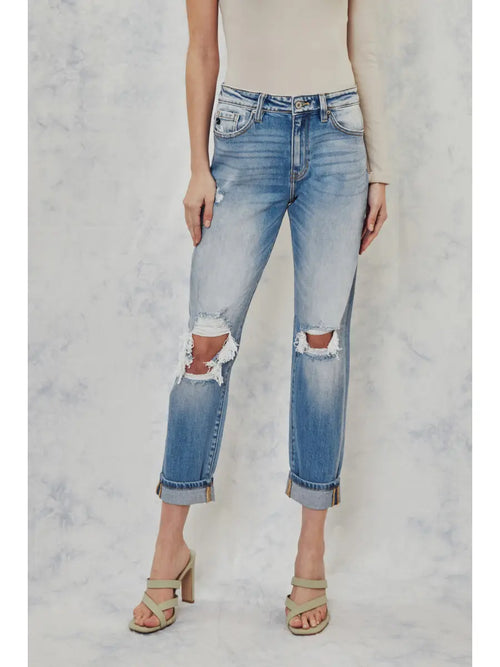 MILAN HIGH RISE MOM JEAN