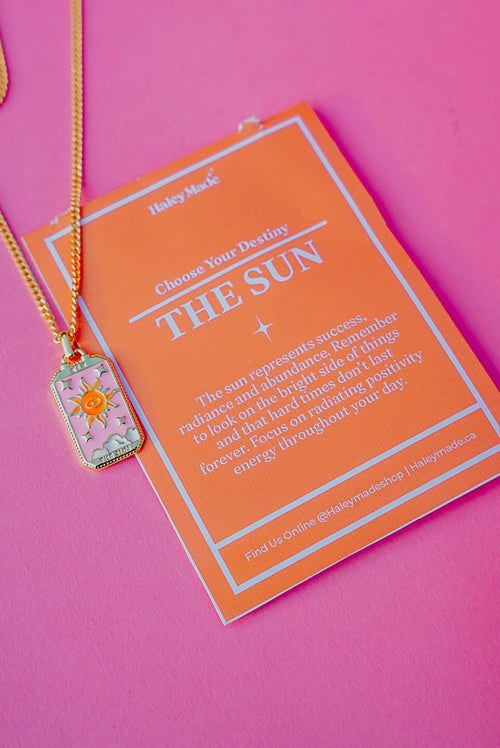THE SUN TAROT NECKLACE