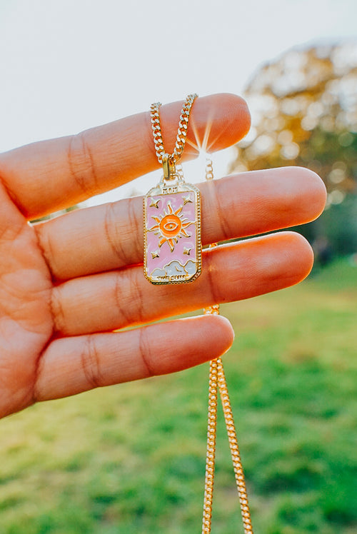 THE SUN TAROT NECKLACE